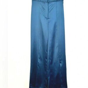 House of Harlow 1960 Satin Pants in teal